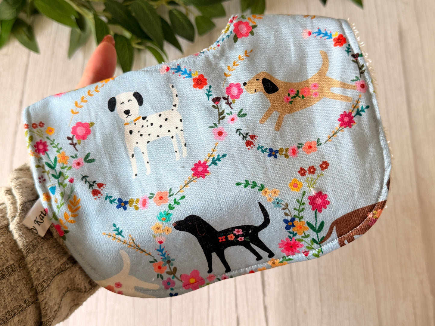 Cotton & Terry Towelling Baby Sets - Spring Pups