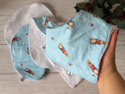 Cotton & Terry Towelling Baby Sets - Festive Peter