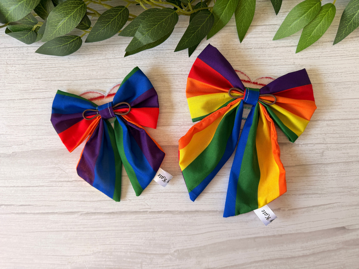 Pet Sailor Bows - Pride love