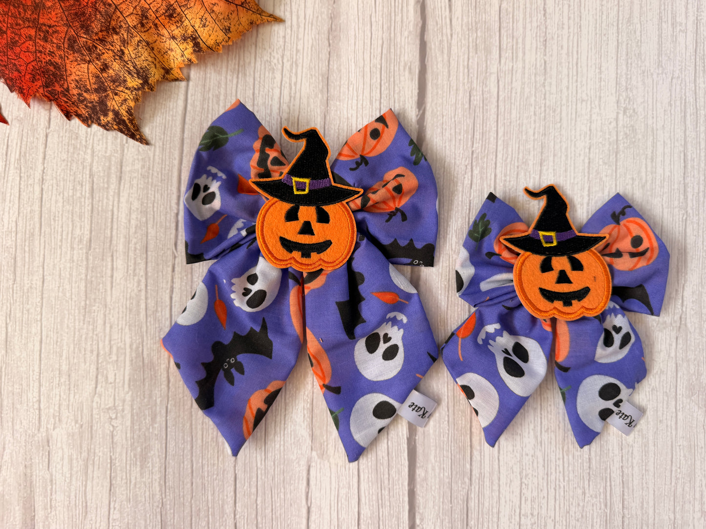 Pet Sailor Bows - Trick or Treat