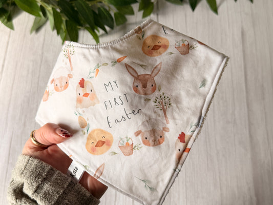 Cotton & Terry Towelling Baby Sets - My First Easter