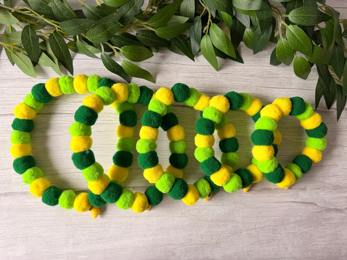 PomPom Pet Collar - Lemon Zest