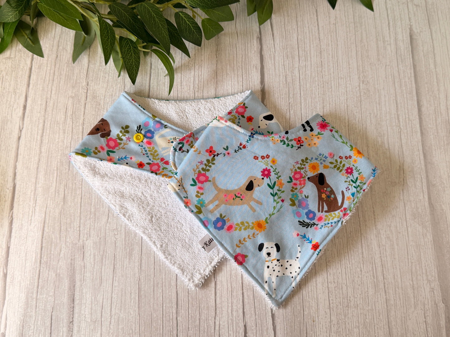 Cotton & Terry Towelling Baby Sets - Spring Pups