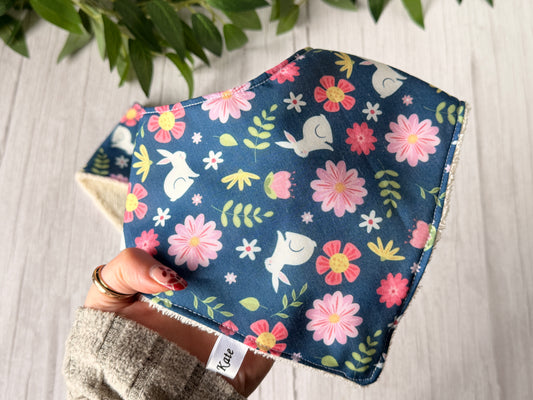 Cotton & Terry Towelling Baby Sets - Spring Bunnies