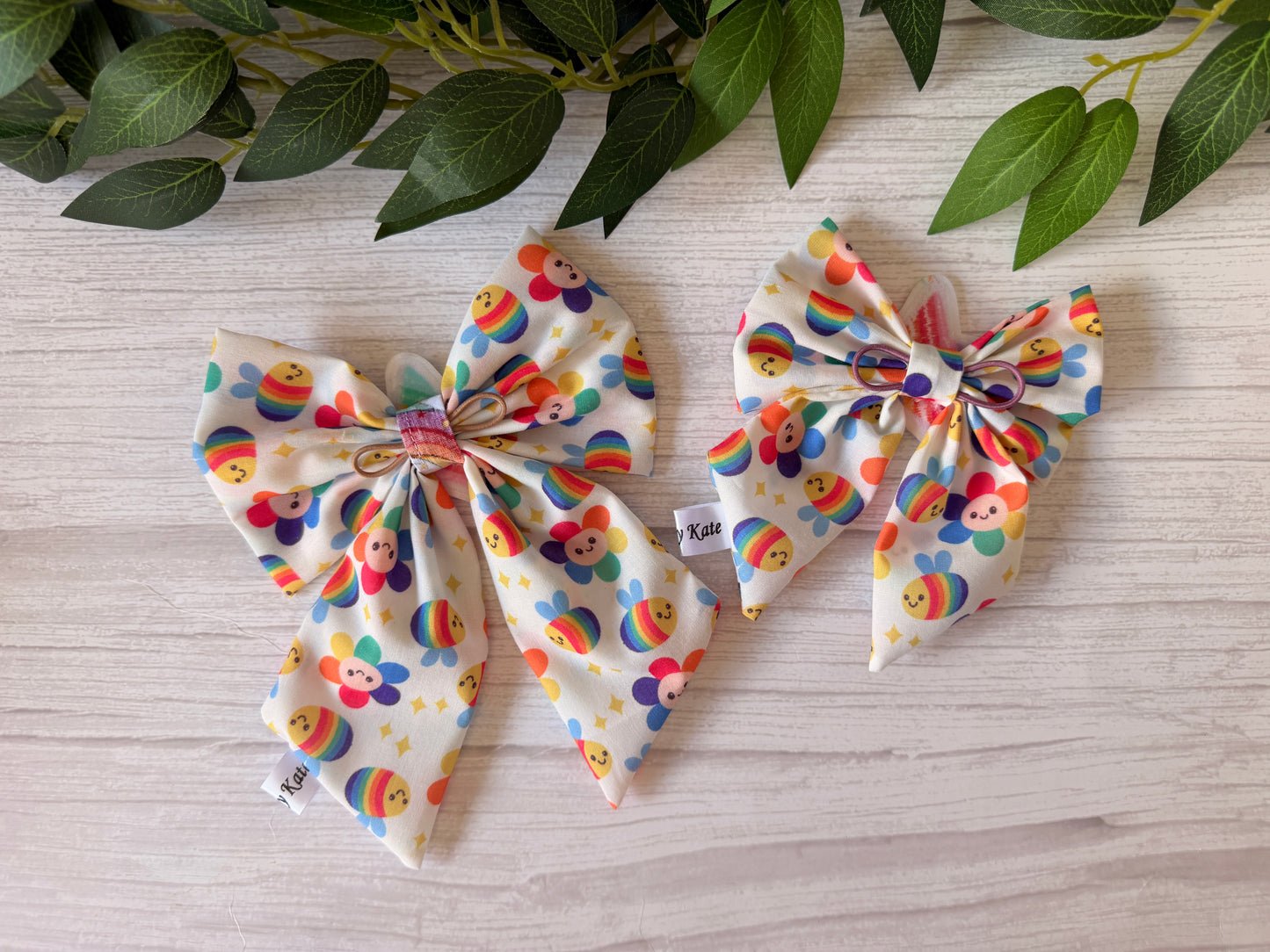 Pet Sailor Bows - Pride Star