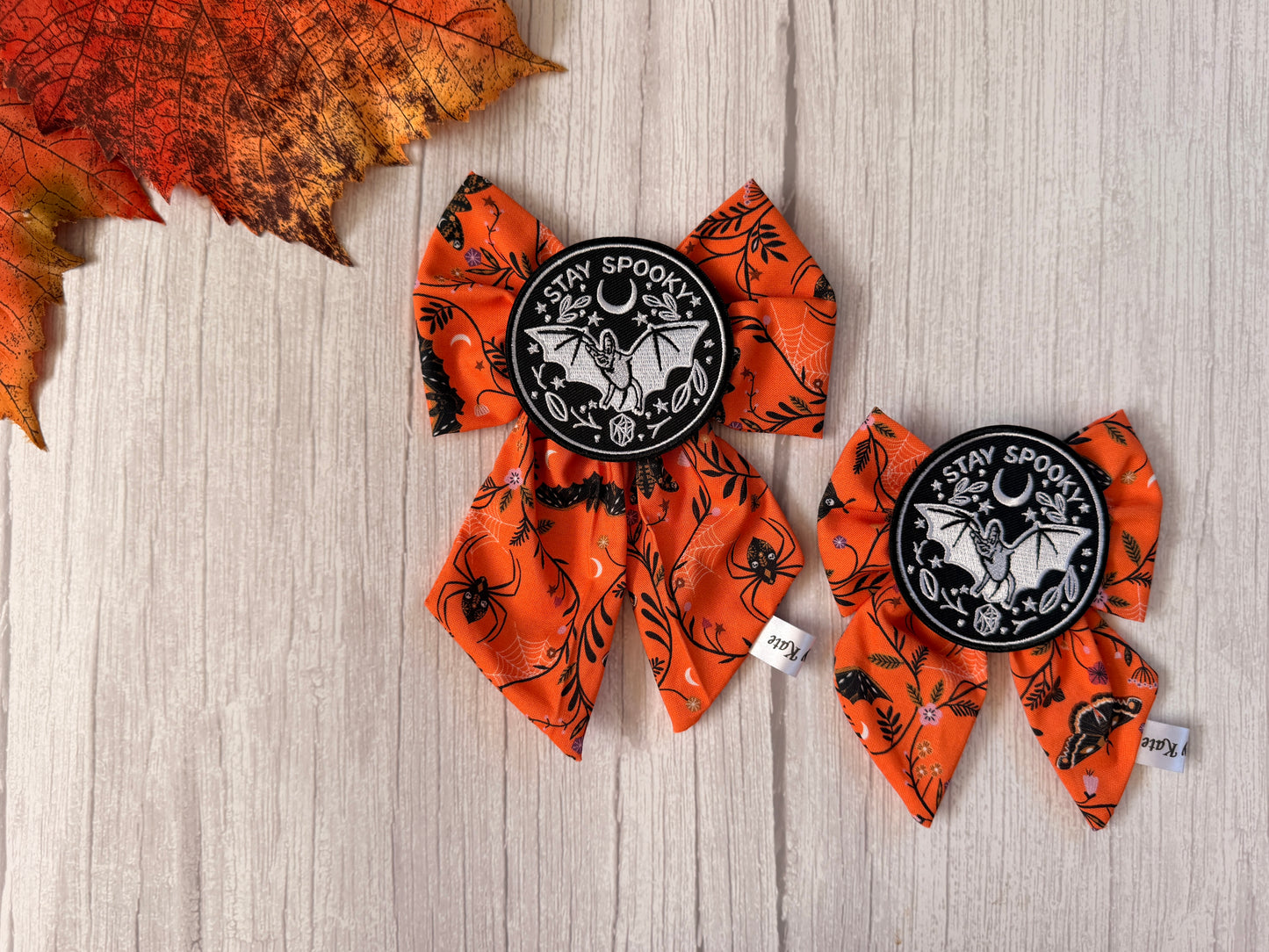 Pet Sailor Bows - Stay Spooky