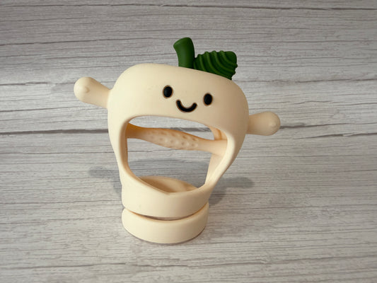 Baby Hand Teether - White Parsnip