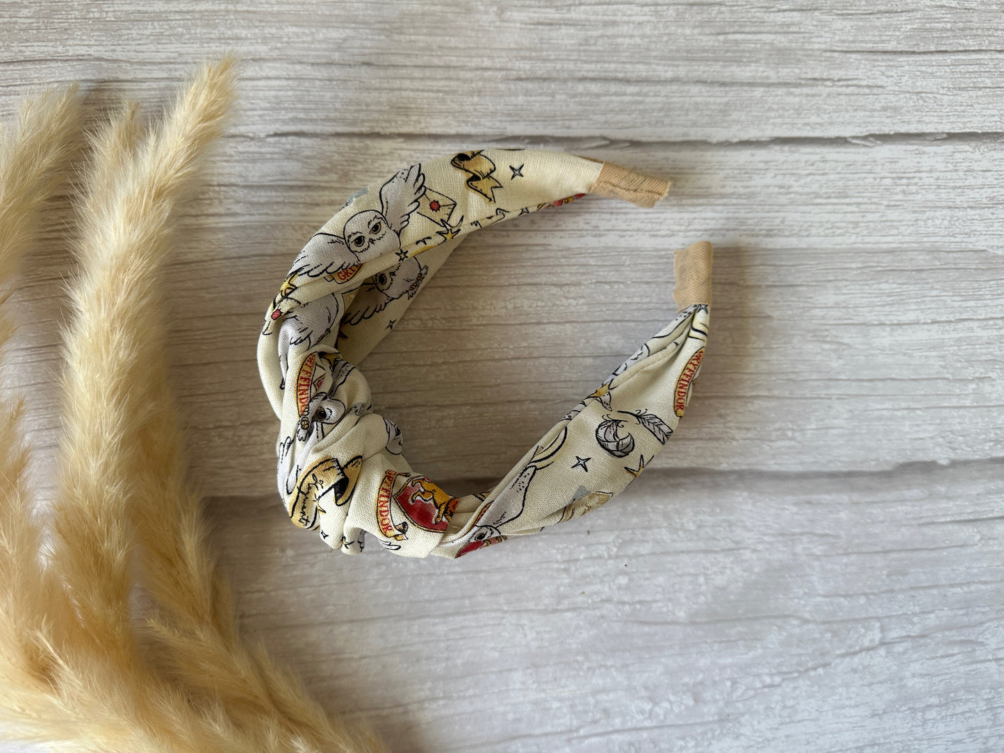 Cotton Knotted Headband - Harry Potter's Hedwig