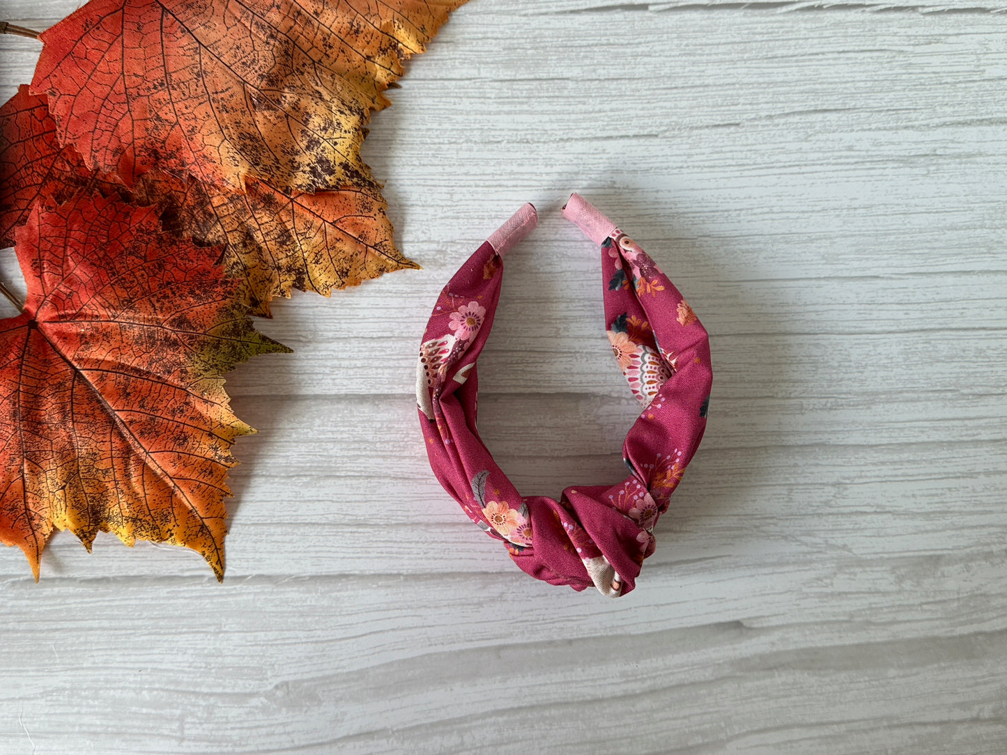 Cotton Knotted Headband - Woodland Animals