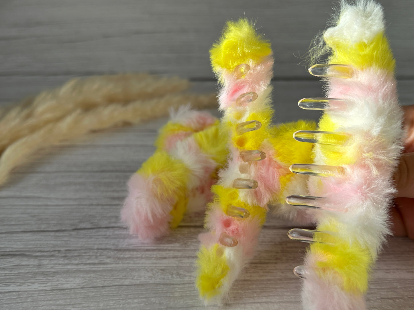 Fluffy Hair Claw Clip - Ice Cream Flavours