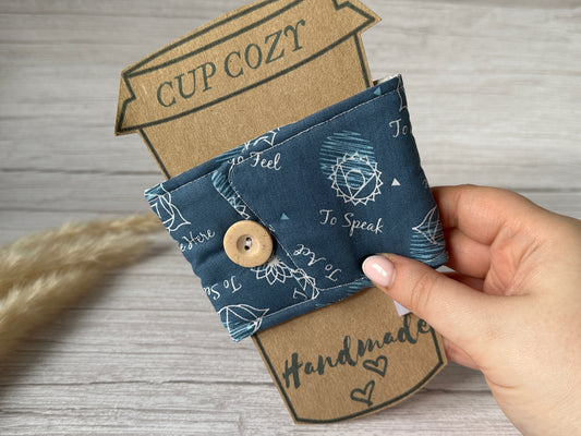 Cotton Reusable Cup Cozy - Inner Peace