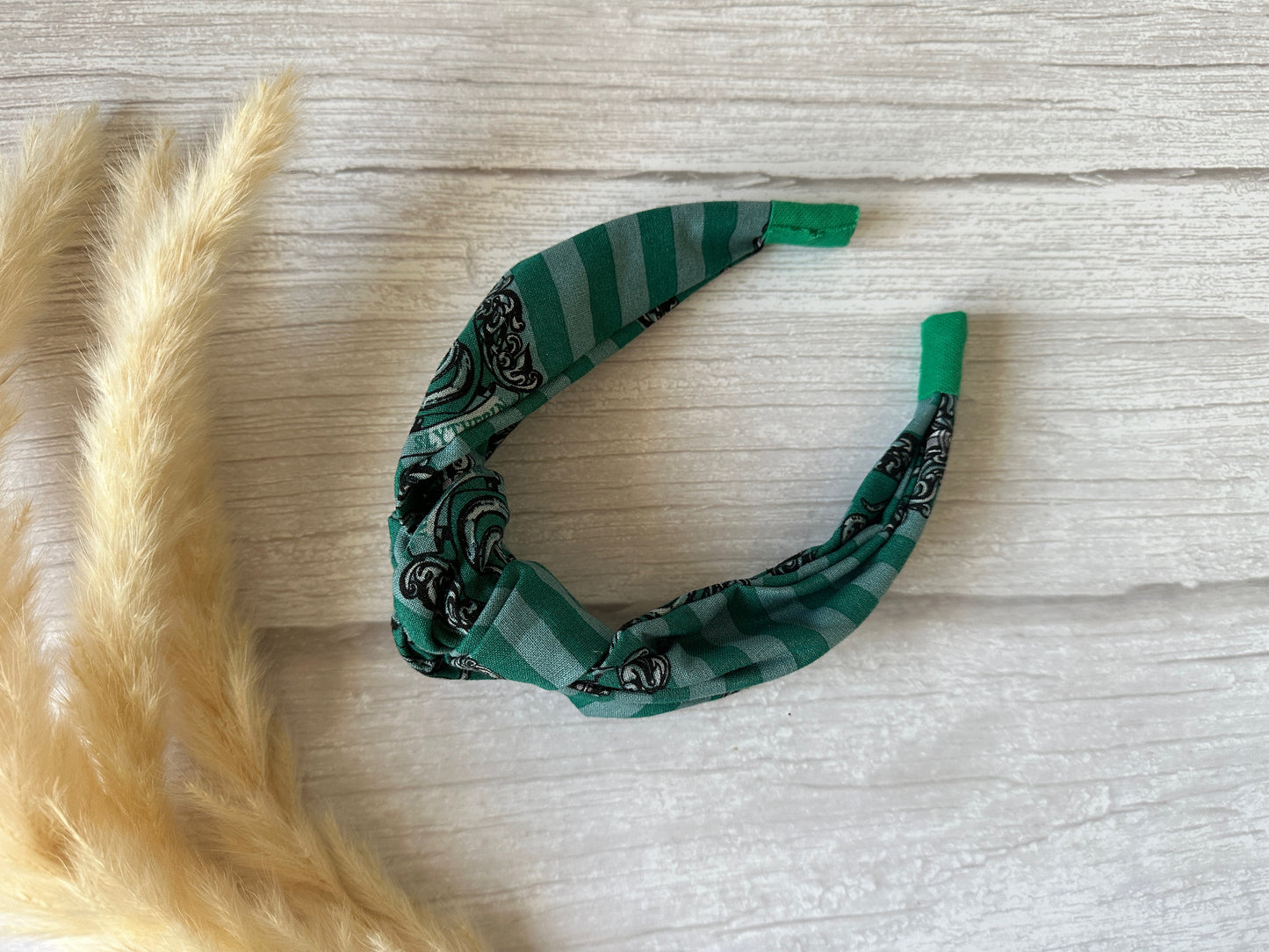 Cotton Knotted Headband - Harry Potter's Slytherin